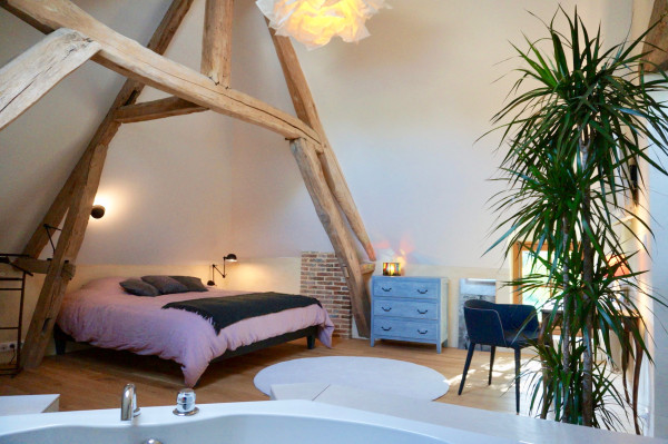 Une Oasis dans le Perche - Suite Camélia avec espace bien-être