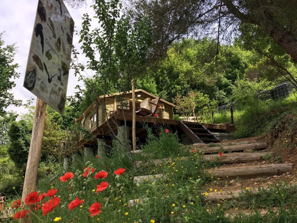 Écolieu Gaïa Luna - Cabane écologique en lisière de forêt près de Monaco