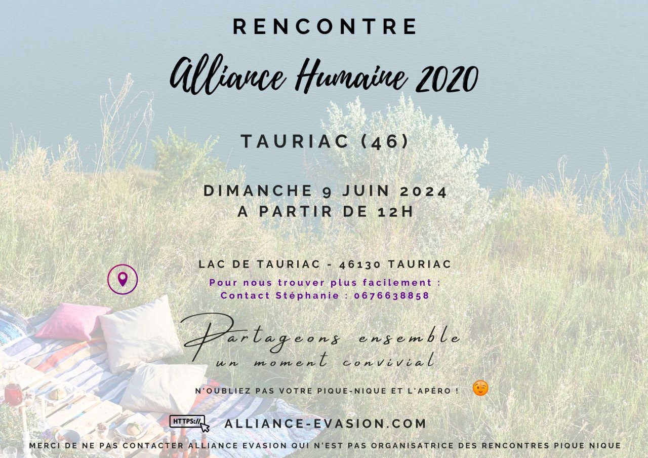 LOT (46) - Rassemblement Alliance Humaine le 9 juin 2024
