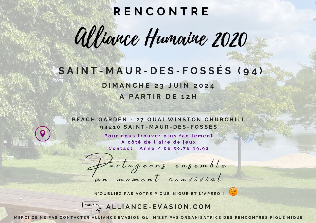 VAL-DE-MARNE (94) - Rassemblement Alliance Humaine le 23 juin 2024