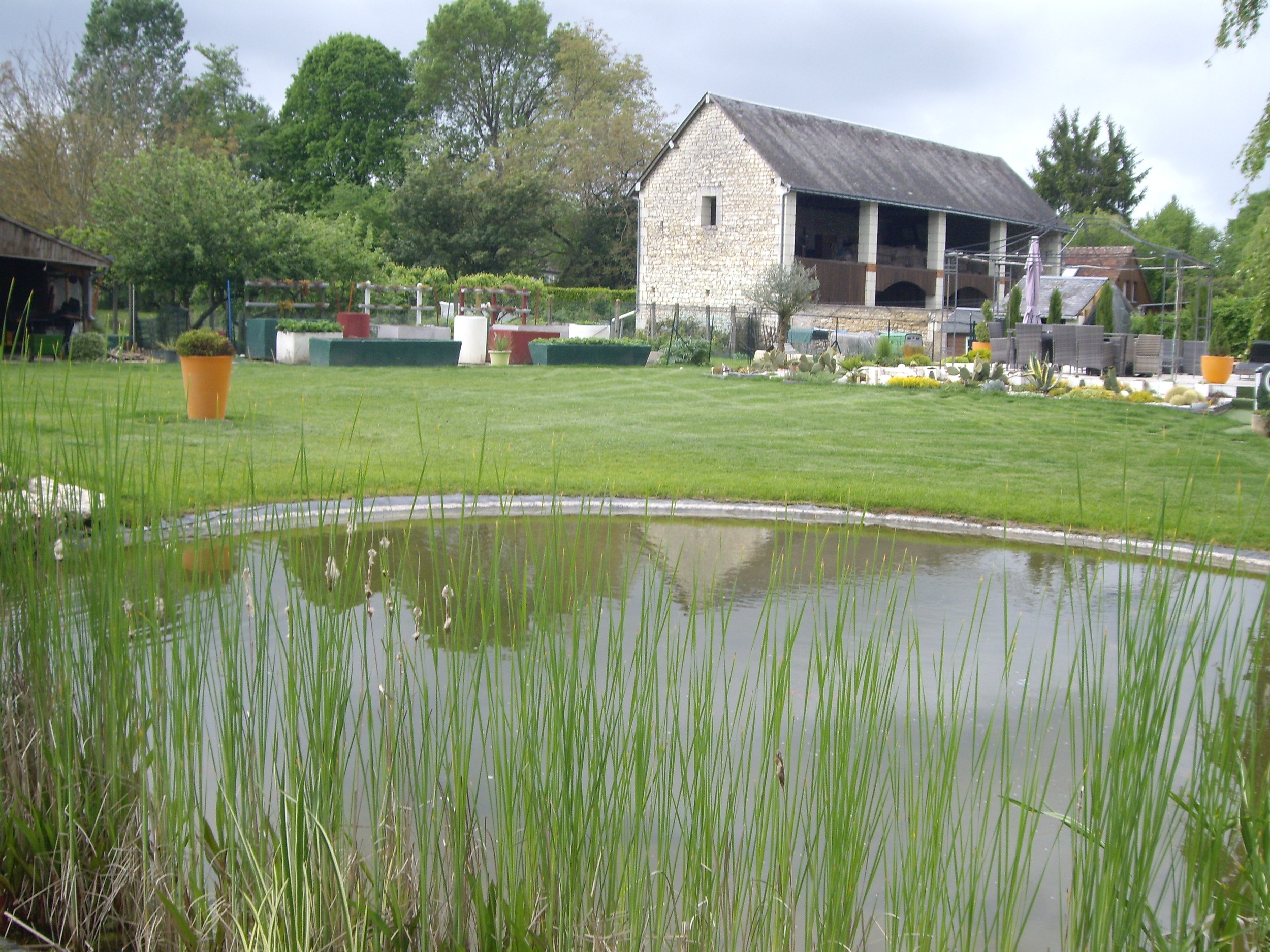 Chambre privée à Perrusson : La chambre rose et grise