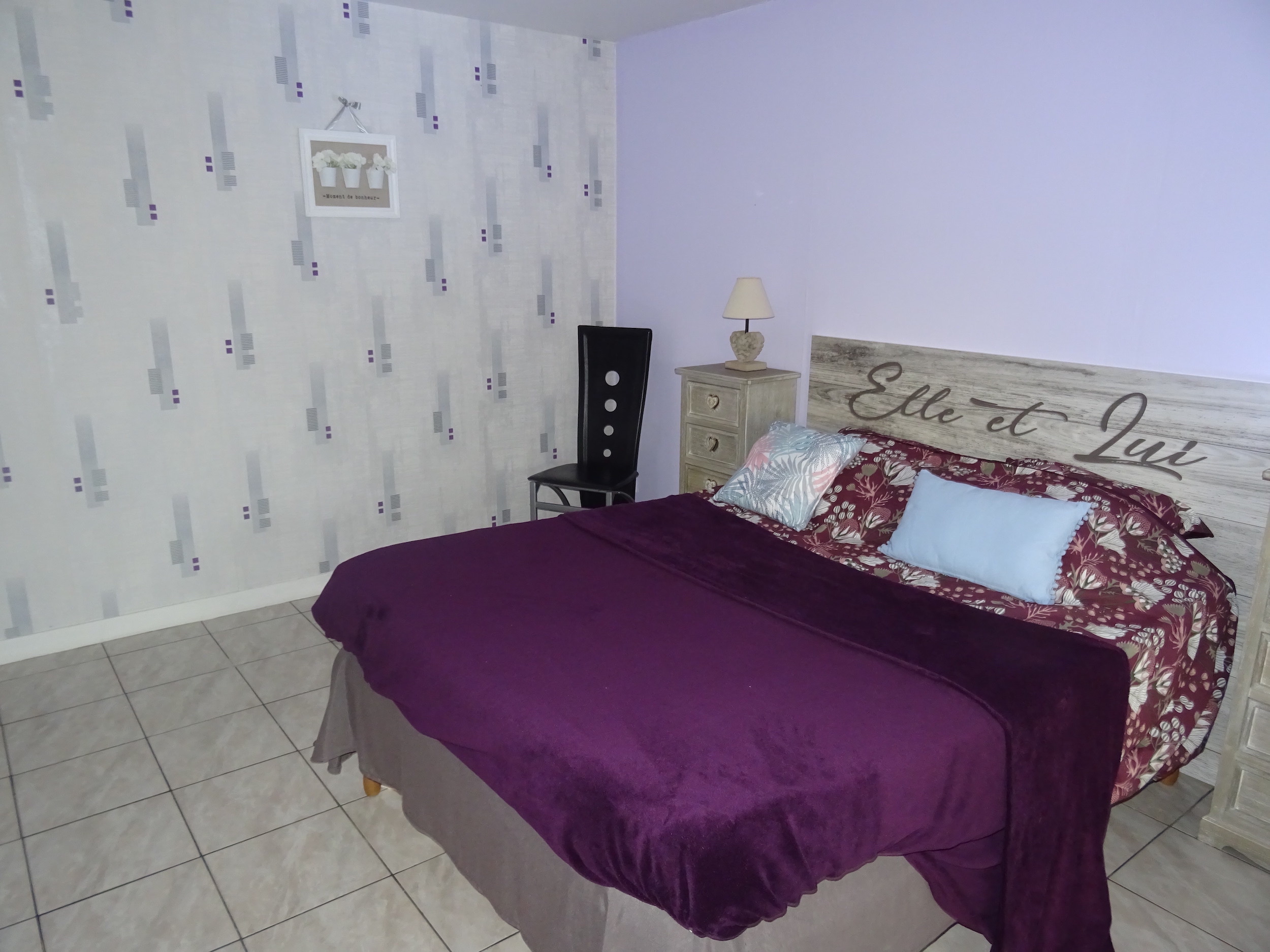 Chambre améthyste - La clef de voûte améthyste