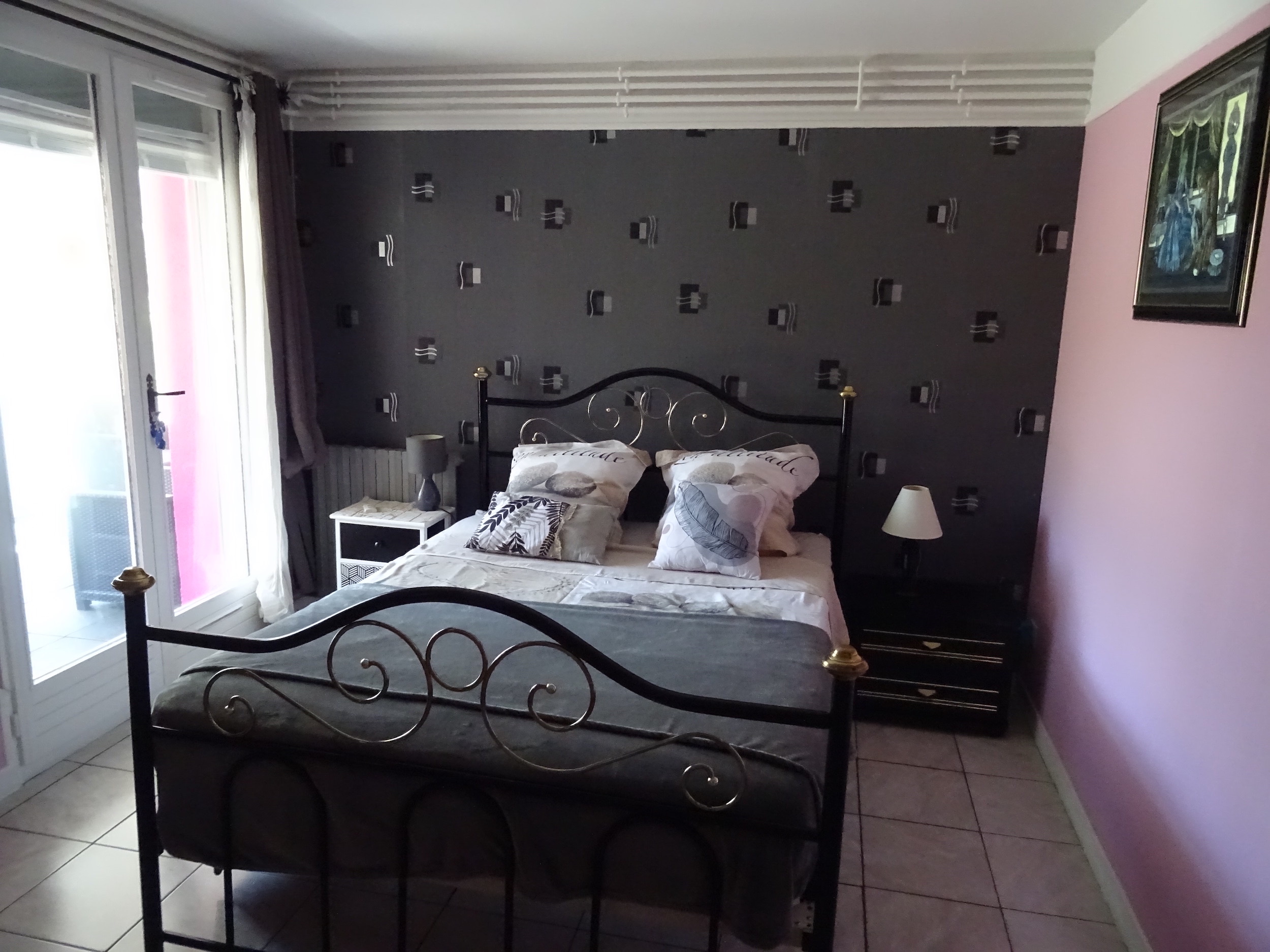 Chambre tourmaline - La clef de voûte améthyste